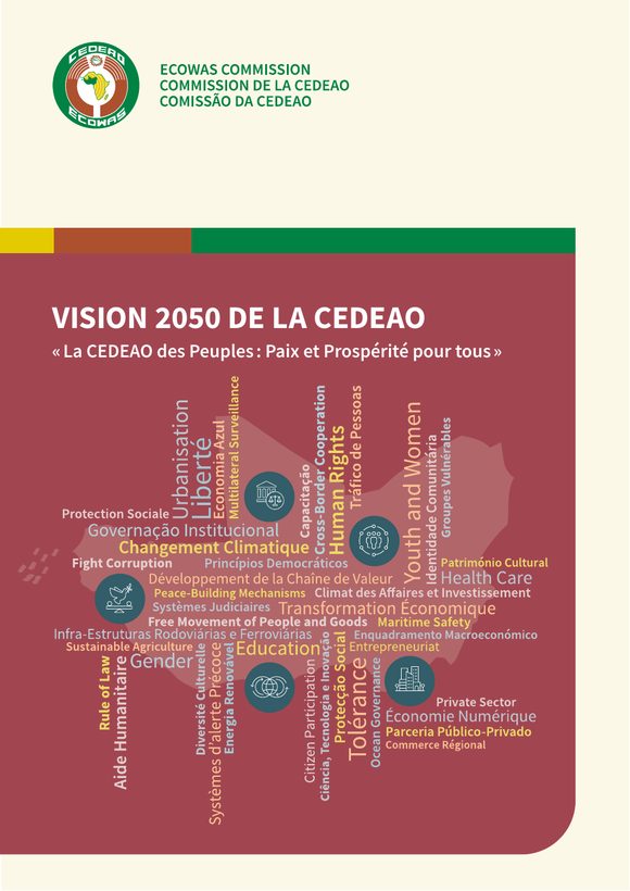 Couverture de la Vision 2050 de la CEDEAO