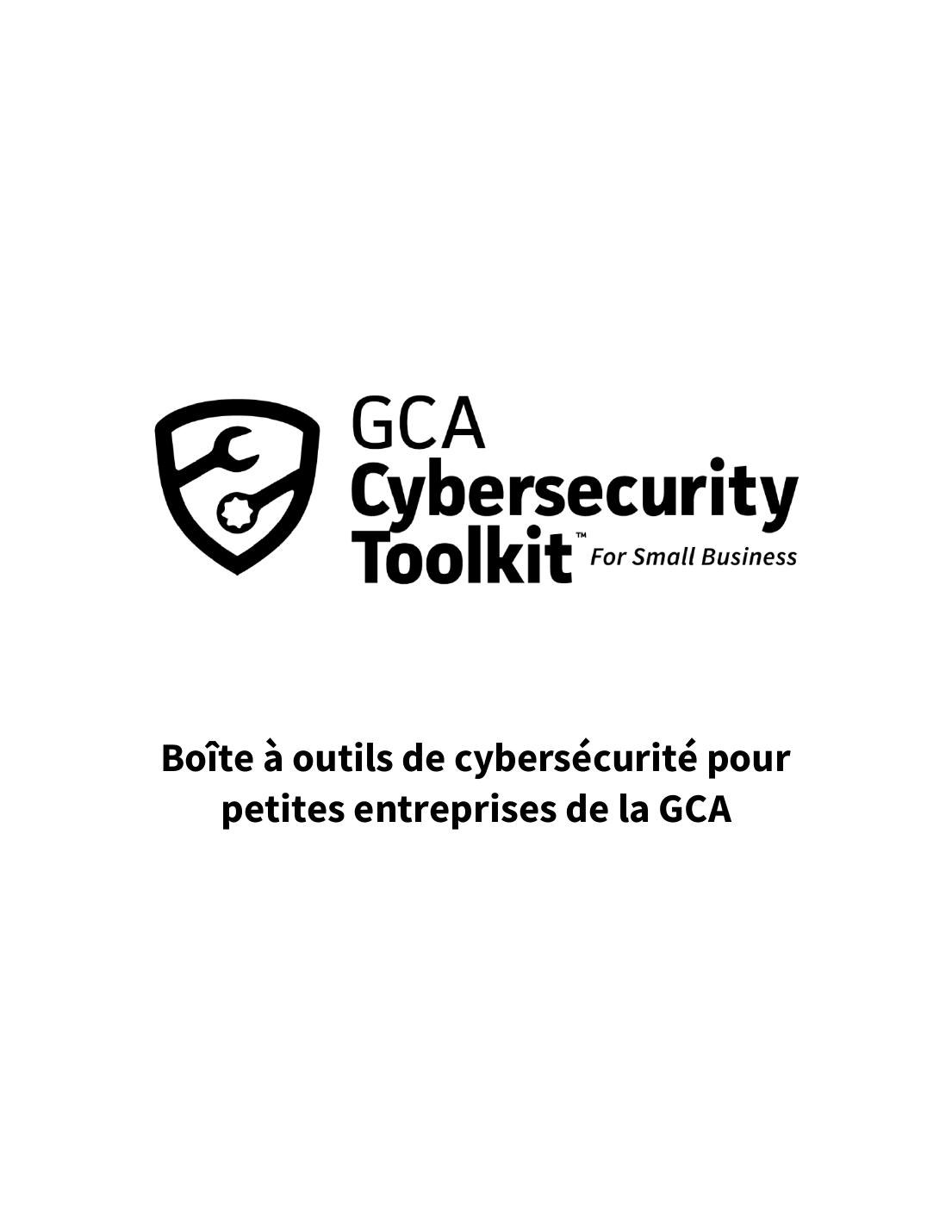 Couverture de la boîte à outils de cybersécurité pour petites entreprises de la Global Cyber Alliance
